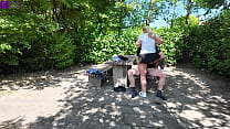 Foreign sperm and foreign piss, outdoor and public, for my mouth and my cunt! Part 3