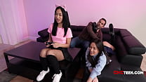 Avery And Scarlett Play COD While Their Step Dad Plays With Their BOBS