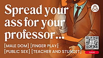 Male Dom Professor Has Sex With His Female Sub in The Classroom - ASMR Erotic Role Play