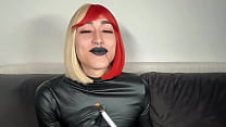 TS Mistress of Smoke: Hypnotic Lip Close-Ups & Explicit Talk