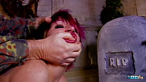 There is nothing hotter than having a hot emo babe ride your big cock outdoor