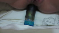 Me masturbating with my blue vibrator. Gosh I love anal!