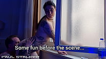 Inked Goth Anal Slut Nemesi Widow rough sloppy deepthorat, ass licking, ass destruction - BTS