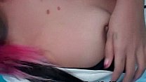 Hot Ebony Babe With Huge Tits Teasing on Cam