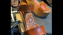 cum on insole for sandal care