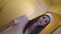 Nurse Stella Cox on House Call Huge BBC Cum Swallow
