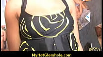 I love to suck a big cock trough a gloryhole 9