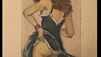 retro erotic drawings