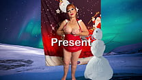Mature old slut celebrates Christmas in July by sucking cock