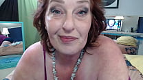 931 Its Big Panty tease day! I model 3 full back granny panty style knickers and invite you to smell them on my ass