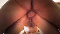 Amateur couple fucking hard, red pussy lips and cock