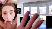 Stepsiblings' Naughty Secret: Blowing Me Under the Table While Stepmom's Distracted