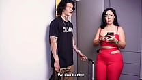 Stepson has a unique opportunity! - Shares hotel bed with his big-ass stepmom