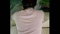 Asian Couple on Sofa - Vacation Sex Vid