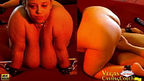 Big Boobs - Ass Fucked- Throat Fucked - Blindfolded - Hitachi Pussy Edging- Bondage Real Orgasm!
