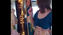 oops you caught me taking off my clothes in the mirror head to my OF to see what else the hidden camera saw