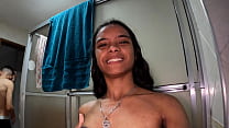 Jasmine Santanna levou fã para um banho