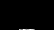 Supr hot ebony chick blows a group of white dicks 29
