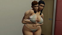 Horny big dick white boy gets twerk danced on on by thick hungry big booty milf
