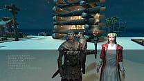 Skyrim making hawt sexy screenshots n stuff behind the scenes