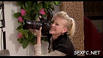 Lewd gal Kate enjoys undressing