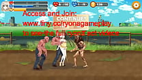 Pretty lady having sex with monsters man in Magical Fairy.flower action hentai porn videogame