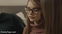 Horny Stud cums on teen ass