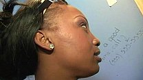 Hot Girl Blows A Stranger In A Bathroom Gloryhole 17
