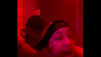 Gorgeous Goth redbone fucks and sucks rapper in luxury shower. Full video 5m 53s on OF