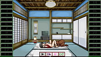 Hot 18 yo girl hentai having sex with a man in her oriental house in erotic hentai game