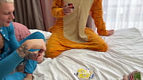 Gay Threesome - Twink Pajama Party Turns Into Passionate No-Condom Fucking - 614