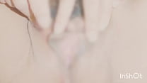 I masturbated my clitoris after peeing.