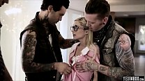 Piper Perry is a nerdy and horny fucktoy for these guys