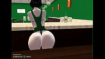 IMVU Starbucks girl fucked