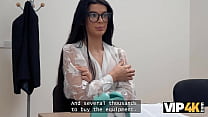 VIP4K. I swear I fucked for the last time in the office. Hot sex with Asandra Dewy