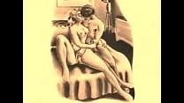 retro erotic drawing