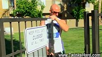 Twink video Horny youthfull lad Tyler Bolt is out beside the pool