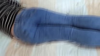 My stepson caresses me, I get aroused, I masturbate, and he cums in my ass.
