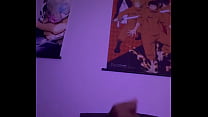 Stroking my cock before bed