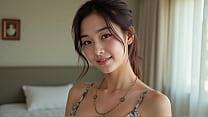 Immerse yourself in this visually appealing video featuring a Thai girl in a nice dress within a captivating setting.