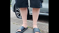 Carmen Nylonjunge Rundgang in Braunschweiger WeststadtI was traveling by car -...