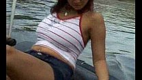 2 busty polish girls on the river - sex video
