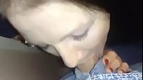 Sucking hubbys cock