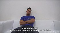 Wanking his cocks alone