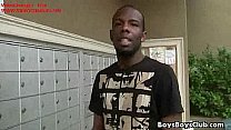 Sexy White Twink Bareback Gay Sex With Muscular Black Guy 29