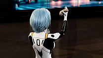 Rei Ayanami blowjob and facial