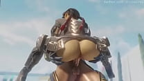 She-wolf taking a big cock