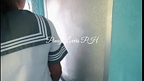 Pervert Stepbro Stalks Step Sister,Banging 18yo Student Step-Sister hole