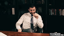 Chubby blonde MILF gets pounded hard by her big dick boss in his office