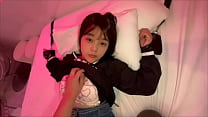 彼女とラブホのSM部屋に来て、彼女の手足を縛ってお互いのえっちな汁が沢山でるSEXをしてきました...